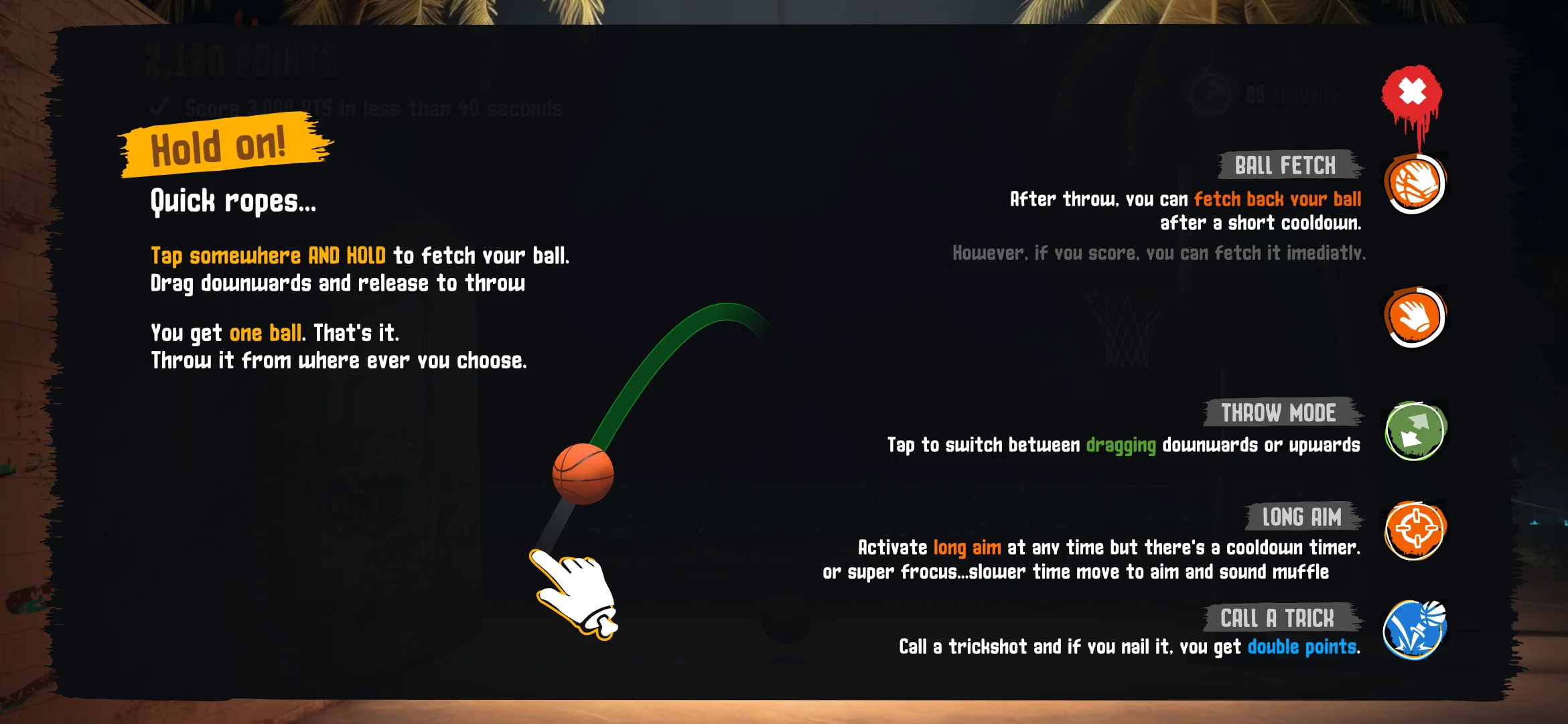 Rebounce - early concept onboarding