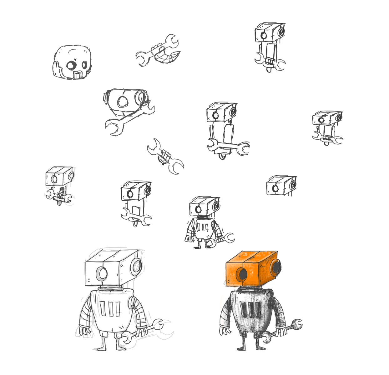 Robot sketches