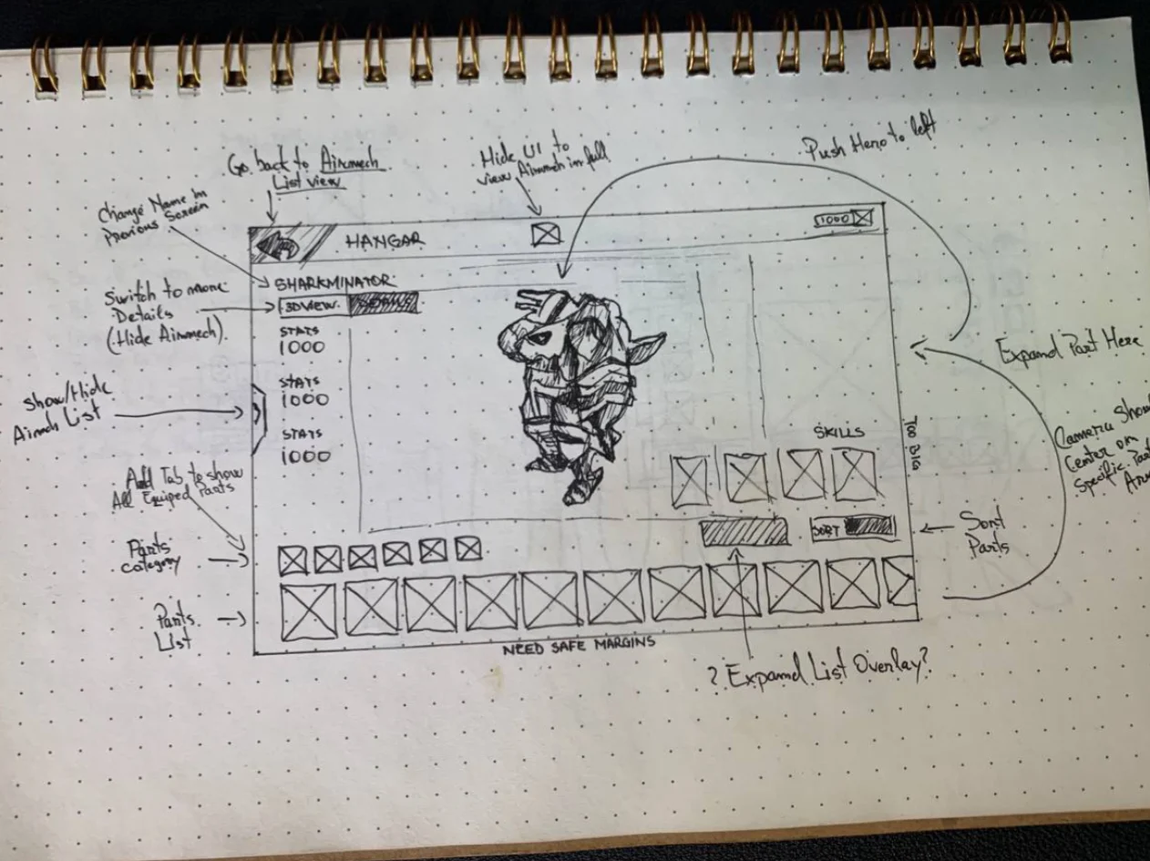 Early sketches set 1
